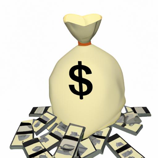 Capture the essence of abundance with this 3D money bag emoji PNG, showcasing overflowing dollar bills.