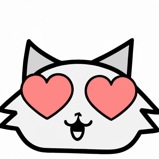 Capture the essence of pure adoration with this charming cat heart eyes emoji GIF.