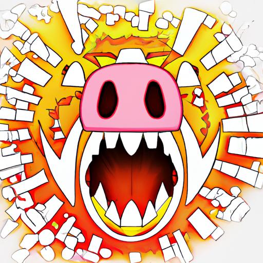 The boar head exploding emoji, a popular choice for expressing surprise and amazement.