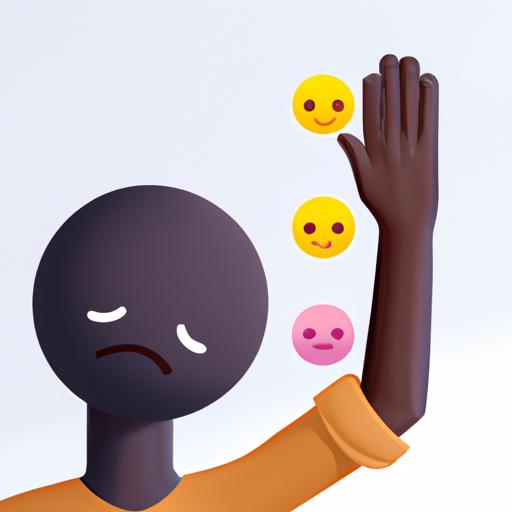 A diverse representation is achieved with the black man raising hand emoji, promoting equality and inclusivity.