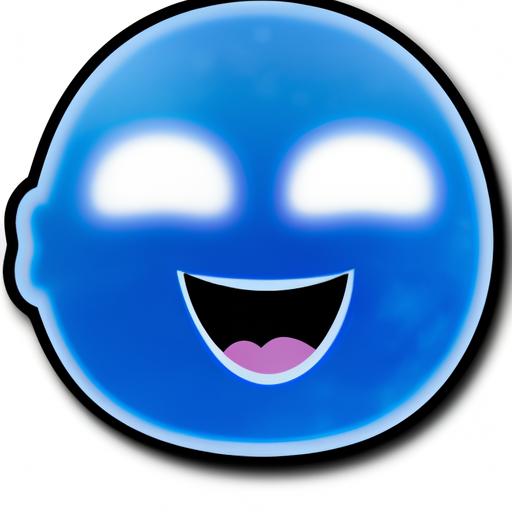 Blue Emoji Meme Transparent