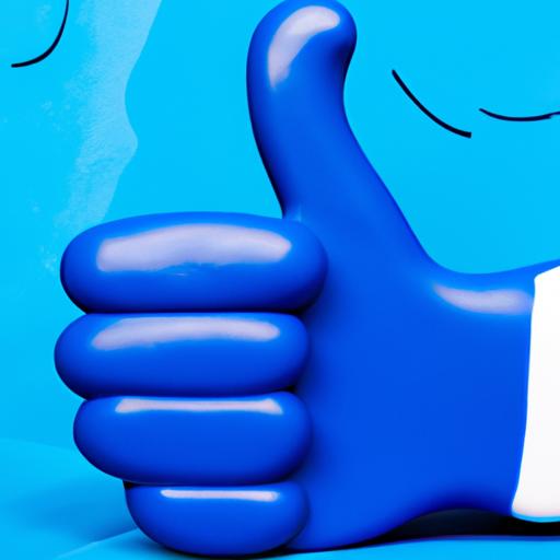 Convey your agreement with a simple blue thumbs up emoji.