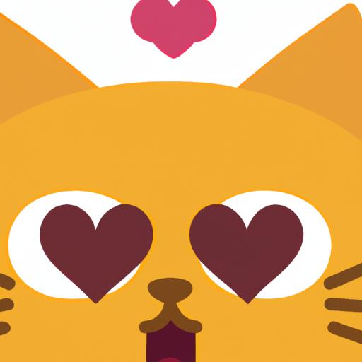 Cat Heart Eyes Emoji