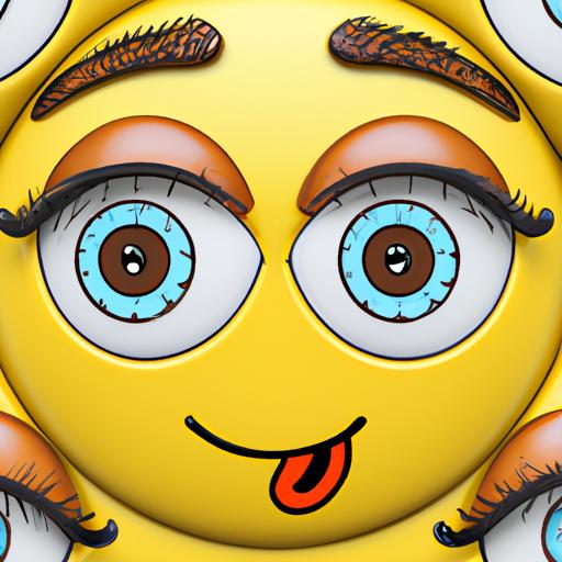 Unleash your sarcasm with this detailed rolling eyes emoji GIF.