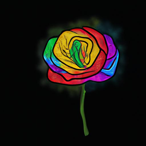 Exploring the kaleidoscope of meanings that the rose emoji can convey