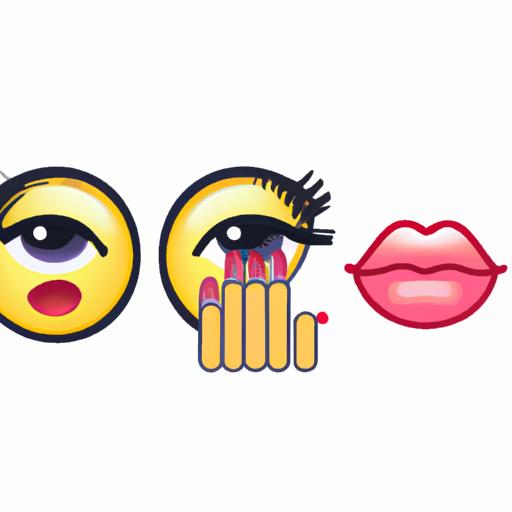Add a touch of femininity to your texts with the emoji featuring stunning eyelashes and manicured nails.