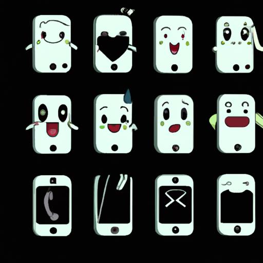 Cute Iphone Emoji Black Background