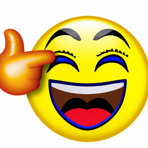 Amidst the sea of emojis, the laughing and pointing emoji stands out with its contagious joy.