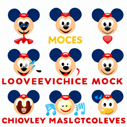 Infuse your online presence with Disney charm using Mickey Mouse emojis.