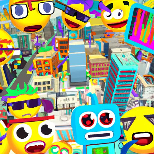Textopolis, the vibrant city where emojis reside, serves as the backdrop for the Emoji Movie.