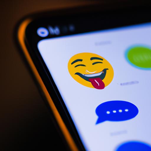 Adding a playful touch to digital communication with the emoji tongue sticking out.