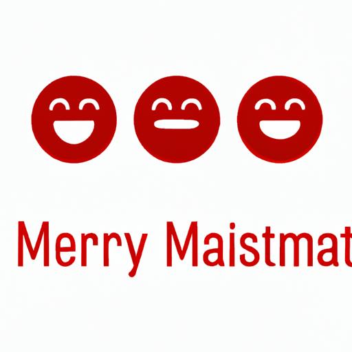 Get creative with animated merry Christmas emojis in your digital communication