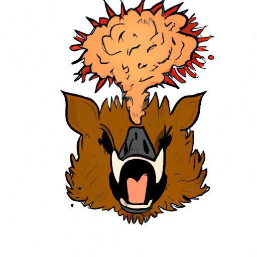 Exploding Boar Head Emoji