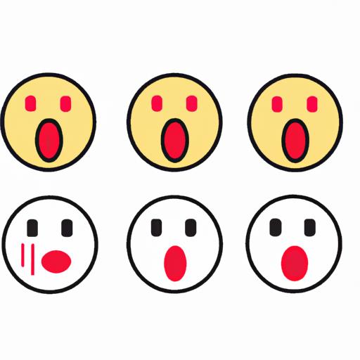 Unveiling the expressive power of emojis with open mouths, capturing various emotions.