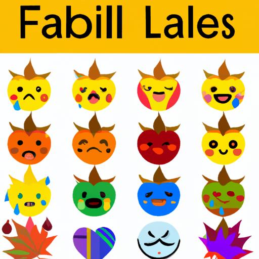 Fall Emoji Pictionary Answers