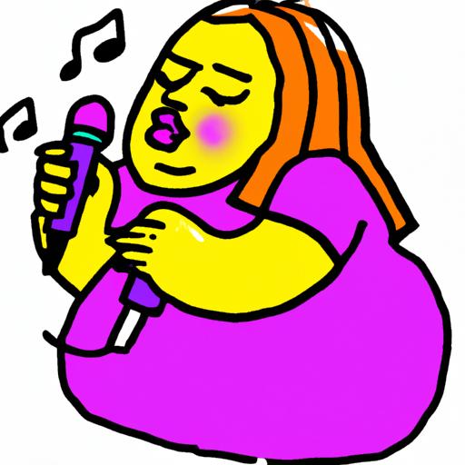 Fat Lady Singing Emoji