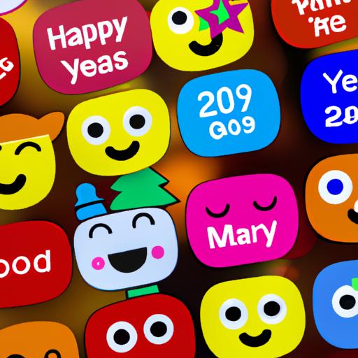 Let the emojis do the talking as you send your warmest New Year's wishes!