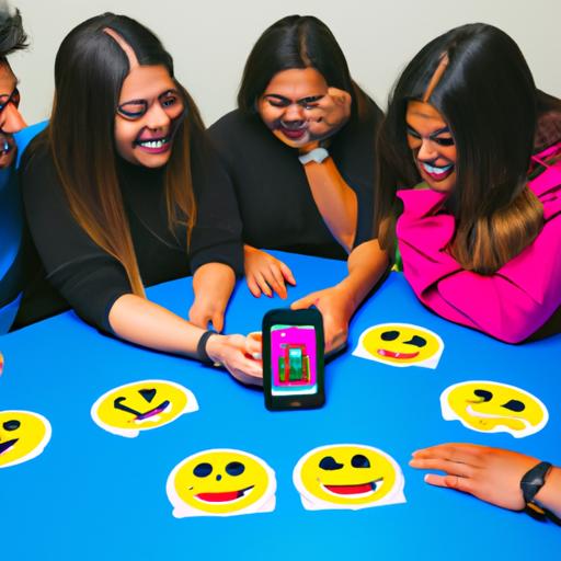 Spreading laughter and joy through the holy moly emoji meme - a shared experience that brings friends closer!