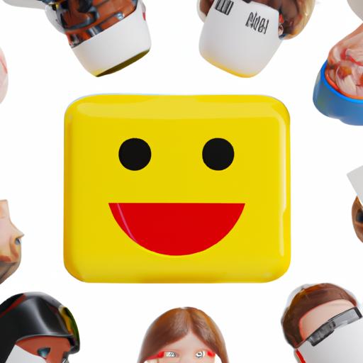 Spice up your chats with the lively Roblox Man Face Emoji!