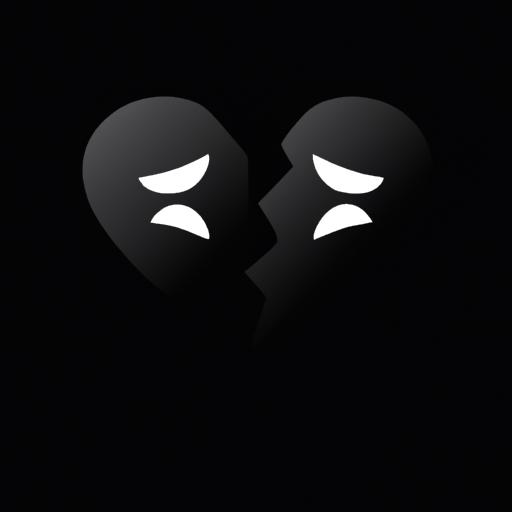 The black broken heart emoji speaks volumes in moments of heartache.