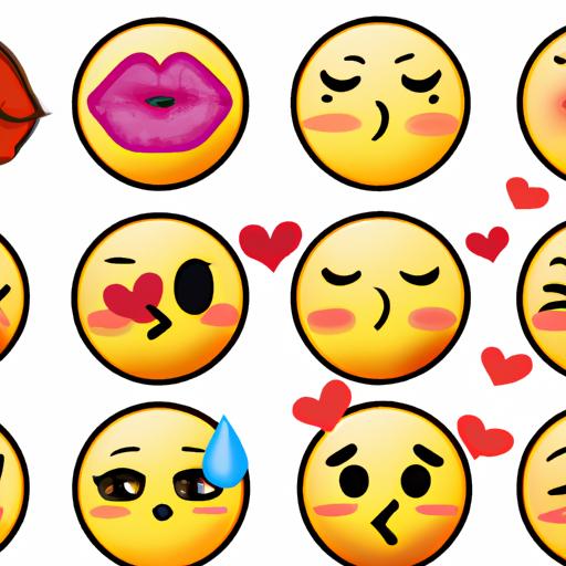 The kiss emoji is widely used to express love and romantic feelings in digital conversations.