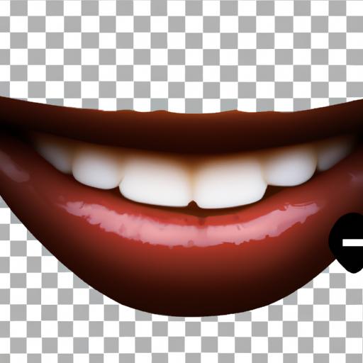 Transparent PNG format ensures the lip bite emoji seamlessly blends into any background, enhancing its visual appeal.