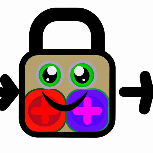 Lock Plus Computer Emoji