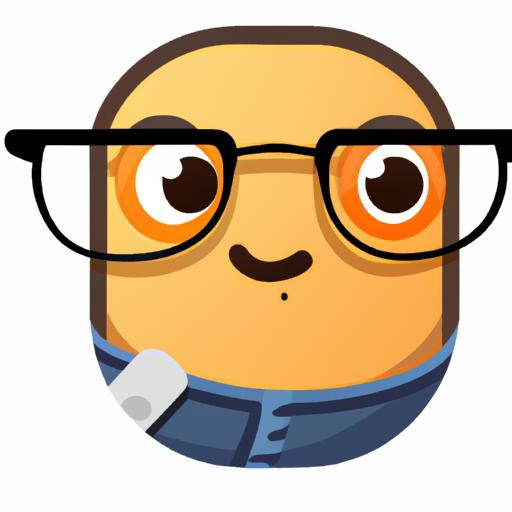 Immerse yourself in the world of coding and nerd culture with this hilarious emoji meme gif featuring a character sporting thick glasses and a pocket protector!