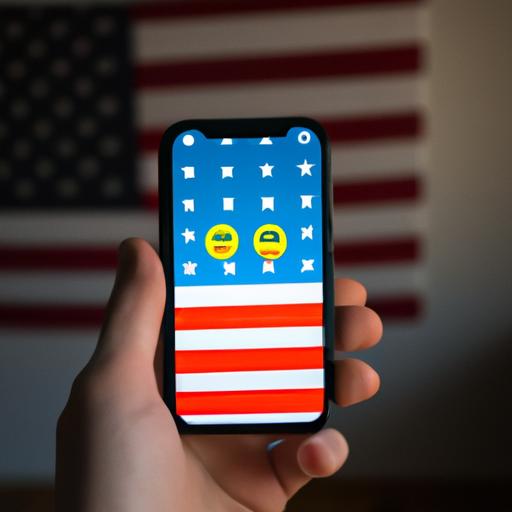 Express your love for the USA by setting the American flag emoji as your iPhone wallpaper.