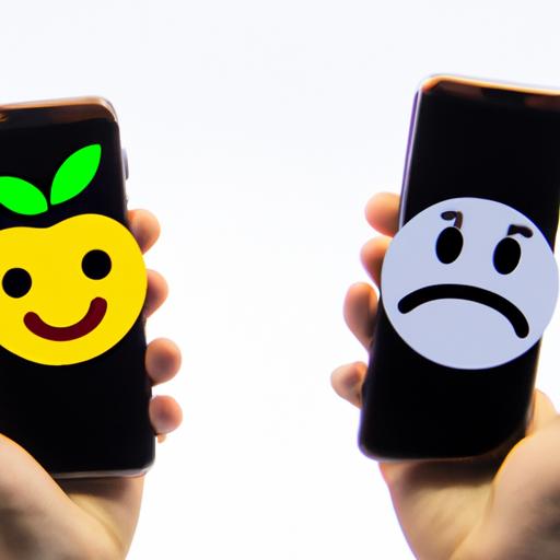 Exploring the differences in emoji design between Apple and Samsung.