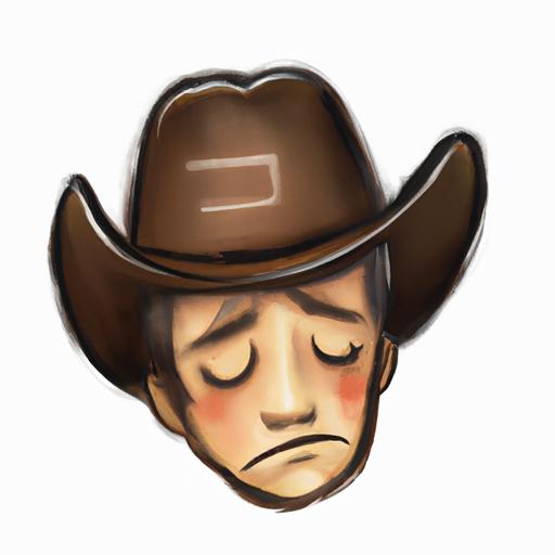 Sad Cowboy Emoji Png