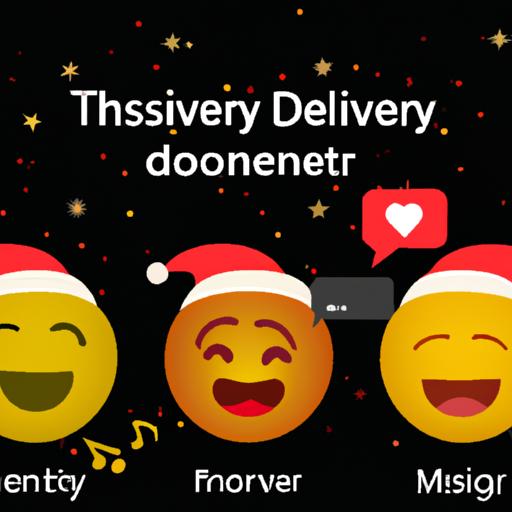 Express your festive spirit with animated merry Christmas emojis