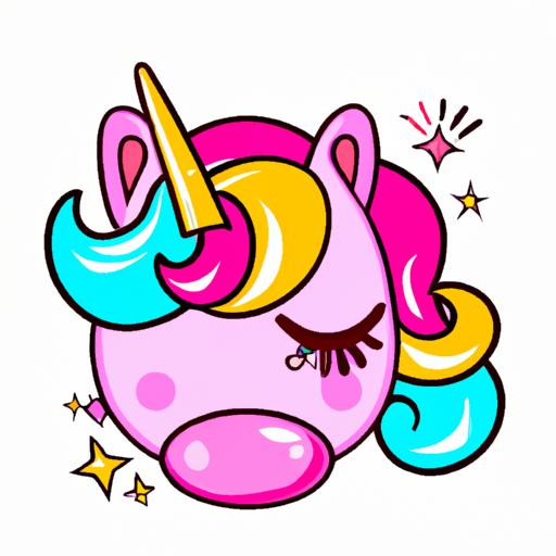Unleash your inner unicorn with this adorable pink emoji, bringing a sprinkle of enchantment to your messages.