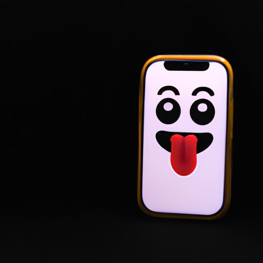 Enhance your digital communication with these delightful iPhone emojis on a striking black background.