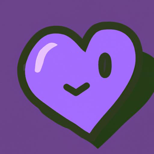 The purple heart emoji as a symbol of love and admiration from a guy's point of view.