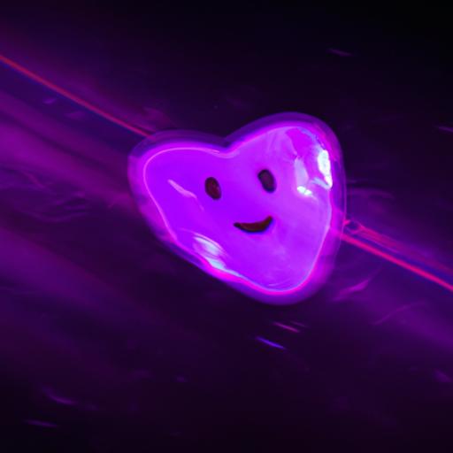 Transparent Purple Heart Emoji