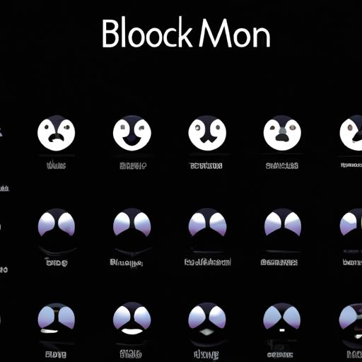 Explore the diverse appearances of the black moon emoji on various devices and platforms.