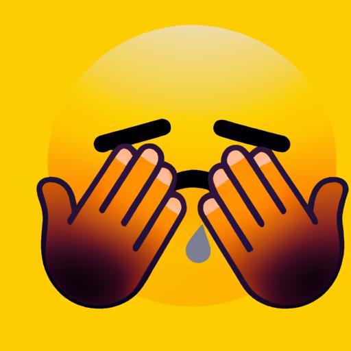 The wailing emoji with hands, a visual representation of overwhelming sorrow.
