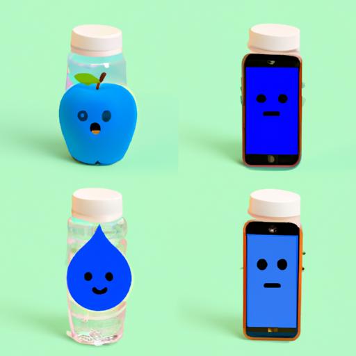Explore the evolution of the water bottle emoji across Apple devices