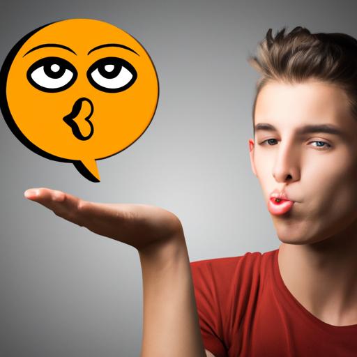 When A Guy Sends A Blowing Kiss Emoji