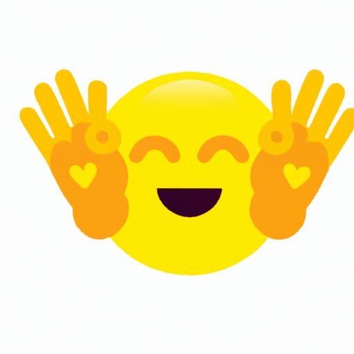 Yellow Emoji With Hands