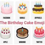 The Birthday Cake Emoji