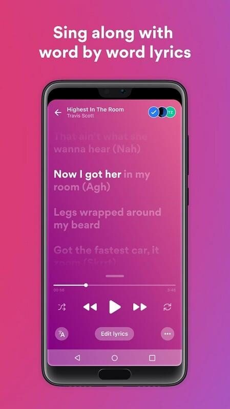 Tải về miễn phí Musixmatch mod