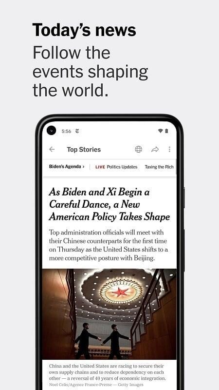 Ứng dụng The New York Times Mod